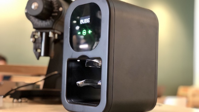 Grinder Maker Compak Unveils the Cube Tamp Automatic TamperDaily Coffee  News by Roast Magazine