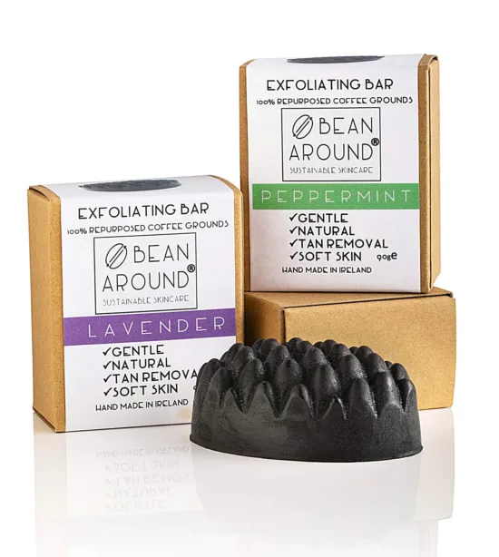 The packaging for Exfoliating Bars.