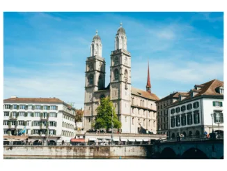 The cathedral in Zurich.